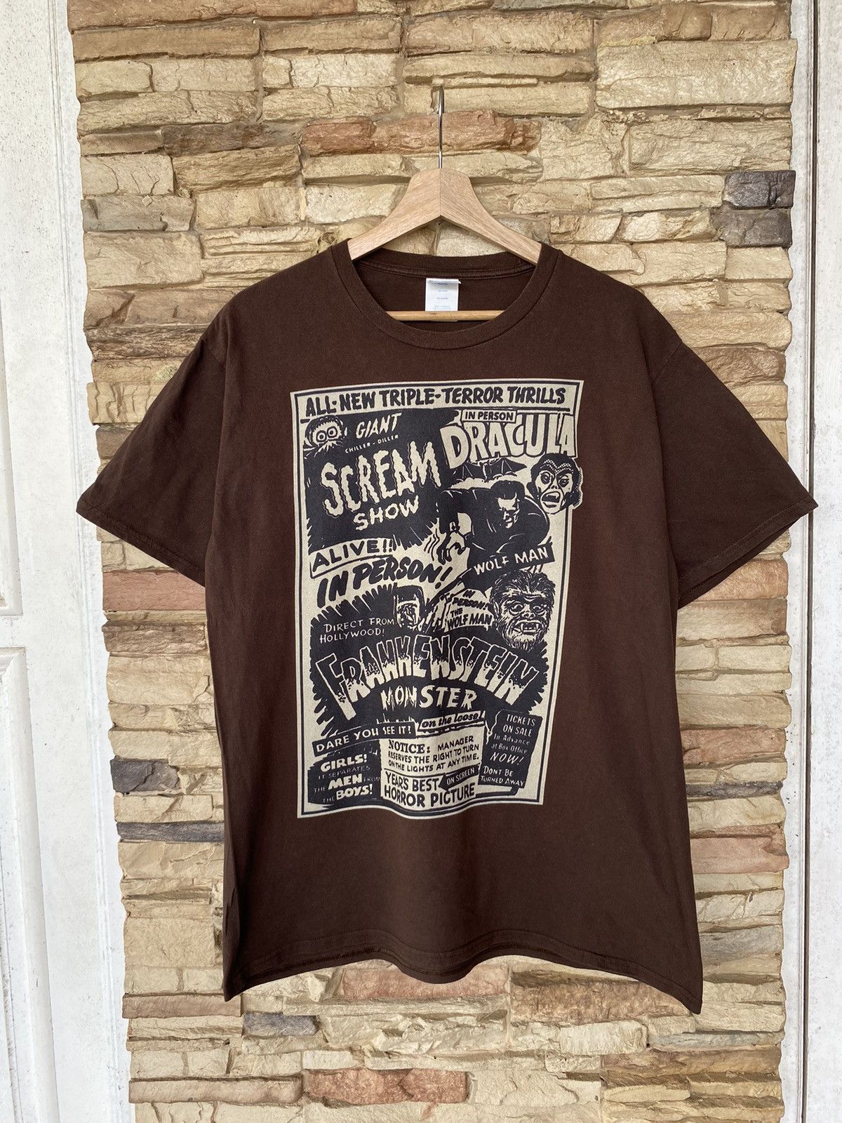 Expert Horror Y2K Scream Dracula Frankenstein Comics Expert Horror Tees Size US L / EU 52-54 / 3 - 1 Thumbnail