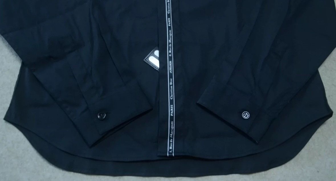 Dior Dior Atelier striped logo black shirt shirt 2412-Nextarrow Size US S / EU 44-46 / 1 - 4 Thumbnail