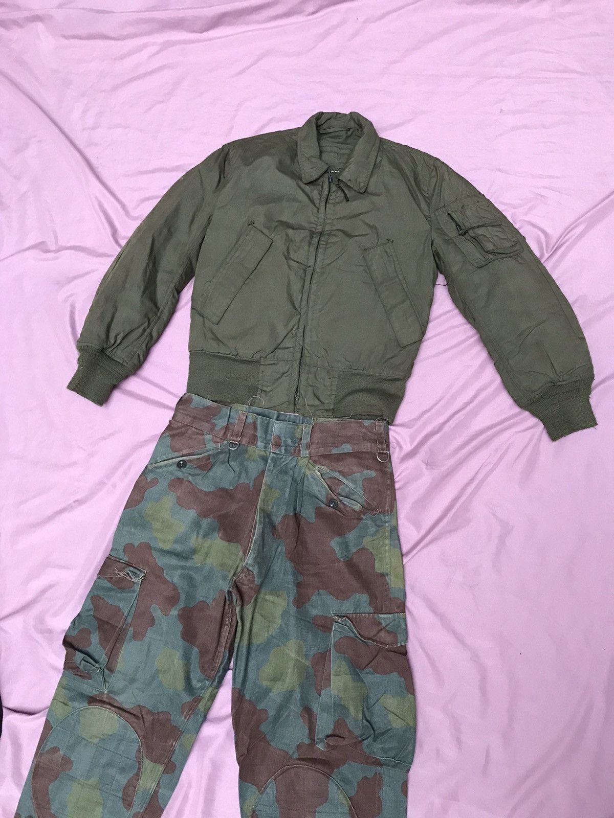 Other RARE USAAF HELICOPTER CREW 60s-70s cropped bomber jacket Size US XS / EU 42 / 0 - 2 Thumbnail