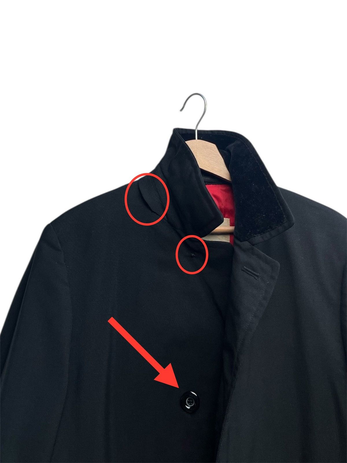 Aquascutum Vintage Aquascutum Wool & Mohair Black Coat Size US S / EU 44-46 / 1 - 8 Thumbnail