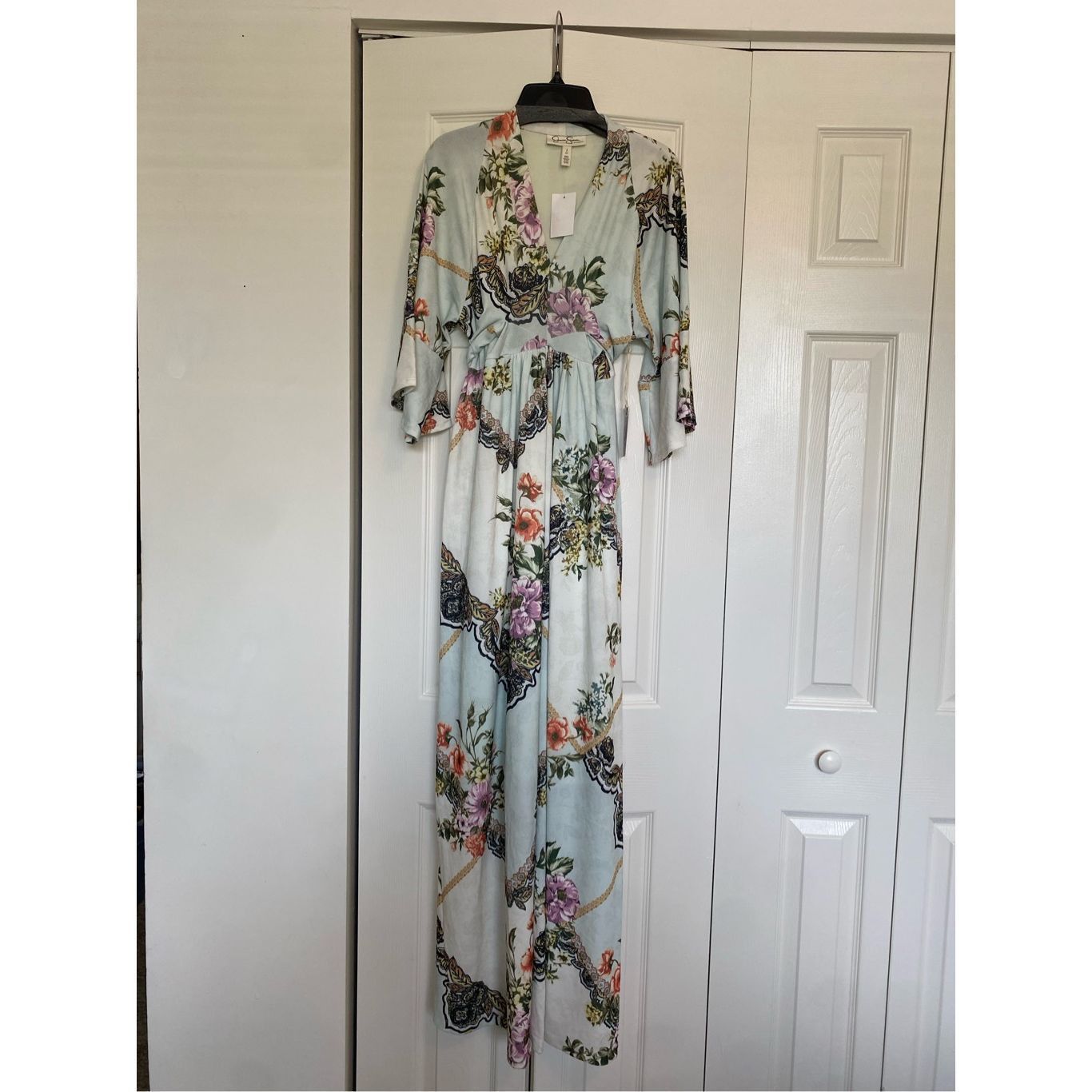 Other Jessica Simpson NWT Kimono Sleeve Maternity Dress White Flor Size S / US 4 / IT 40 - 2 Thumbnail