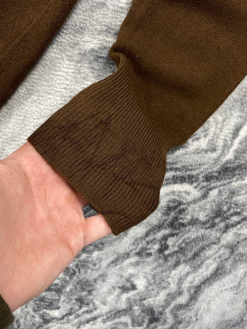 Loro Piana Loro Piana Knit V Neck Wool Lana Sweater Men Size 50 Brown Size US M / EU 48-50 / 2 - 4 Thumbnail