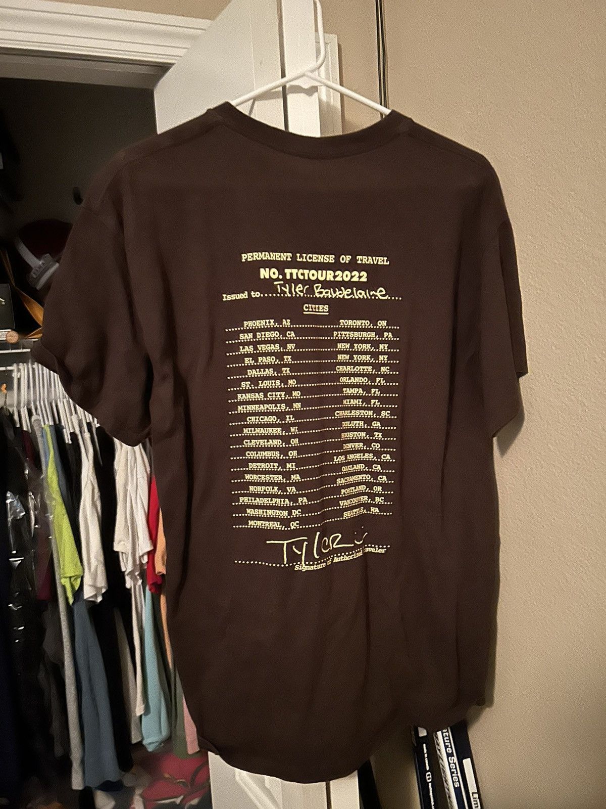 Golf Wang CMIYGL Tour Shirt Size US L / EU 52-54 / 3 - 2 Thumbnail