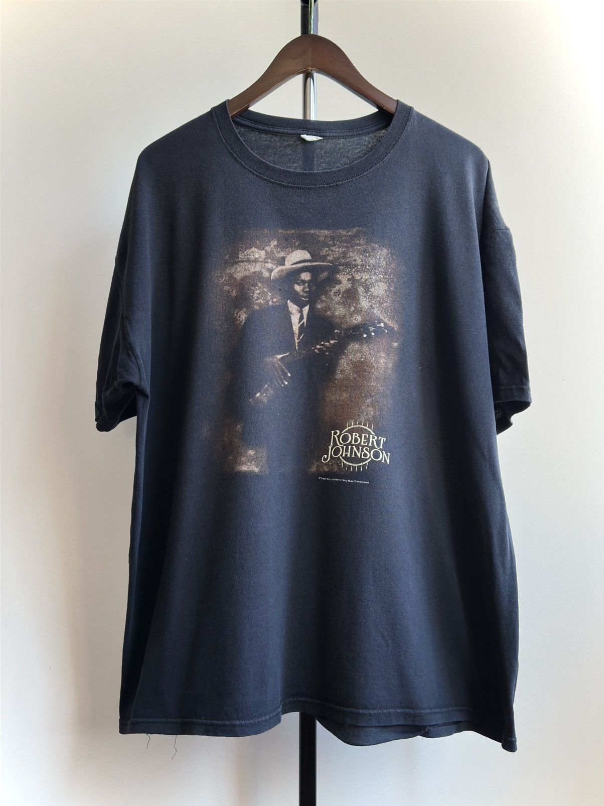 Band Tees × Vintage VINTAGE ROBERT JOHNSON BAND GRAPHIC TEE Size US XXL / EU 58 / 5 - 1 Thumbnail