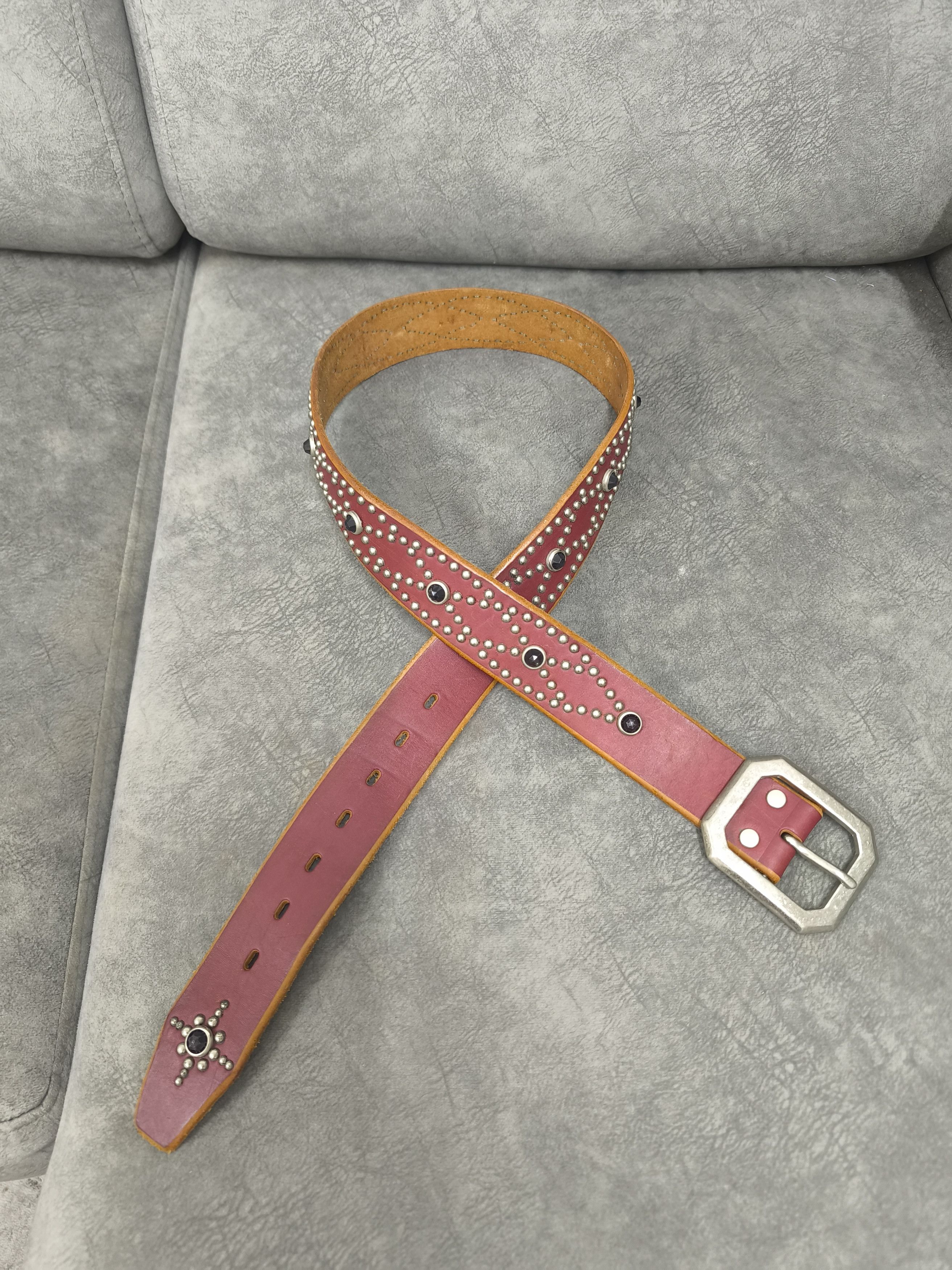 Japanese Brand Hawk Company Studded Belt Size ONE SIZE - 1 Thumbnail