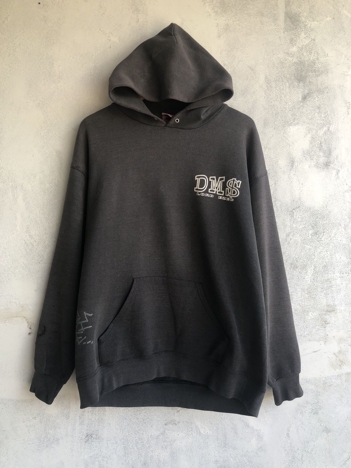 Band Tees VINTAGE RARE DM$ LORD EZE SUN FADED HOODIE Size US L / EU 52-54 / 3 - 5 Thumbnail