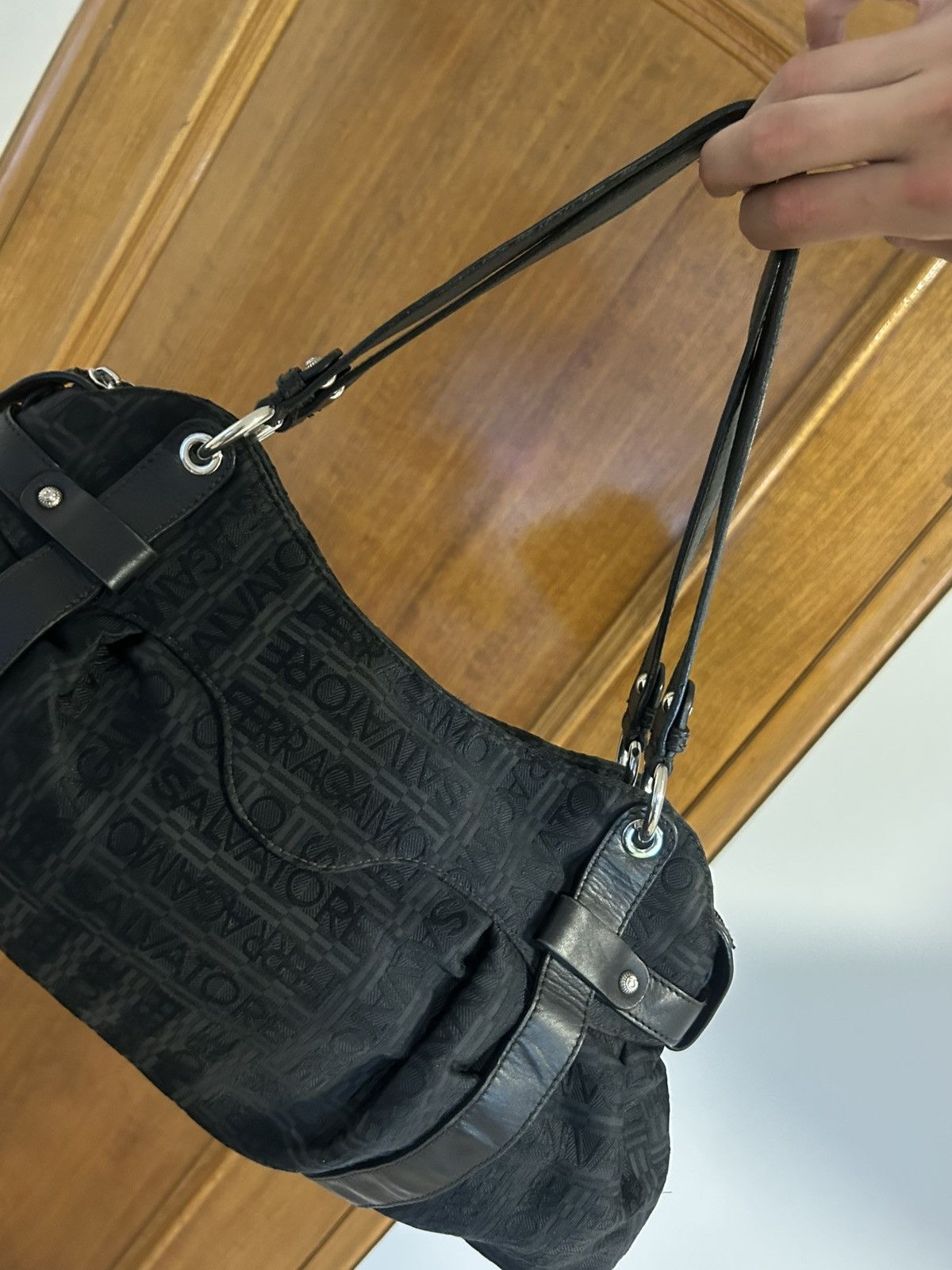 Salvatore Ferragamo Salvatore Ferragamo Bolso de Lino Size ONE SIZE - 5 Thumbnail