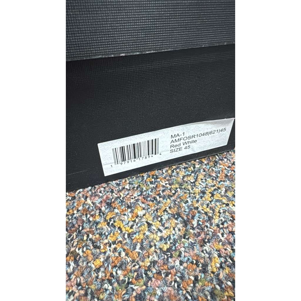 Amiri o1rshd1 Q:2 / MA-1 Low Top Sneakers in Red/White Size US 12 / EU 45 - 24 Thumbnail