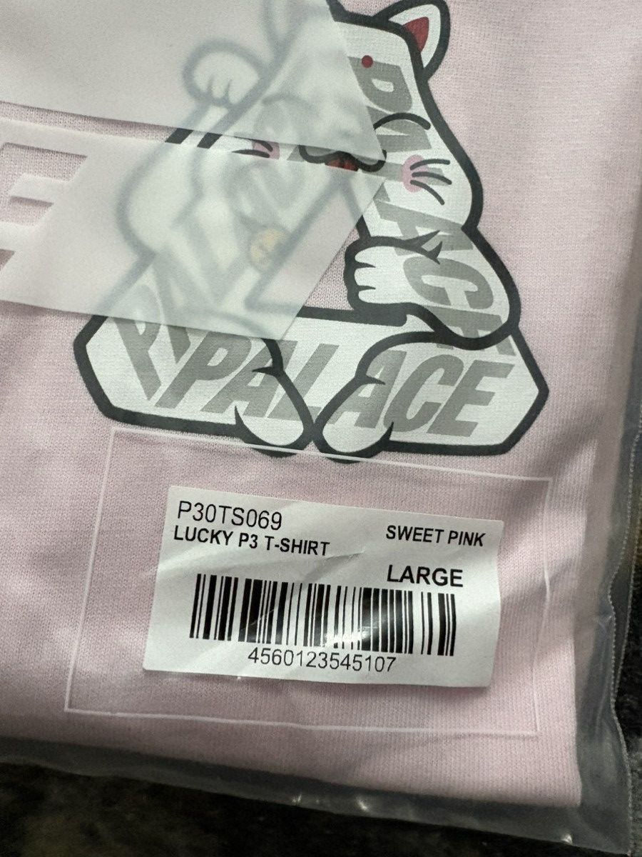 Palace Palace Lucky P3 T-Shirt Pink Size US L / EU 52-54 / 3 - 4 Thumbnail