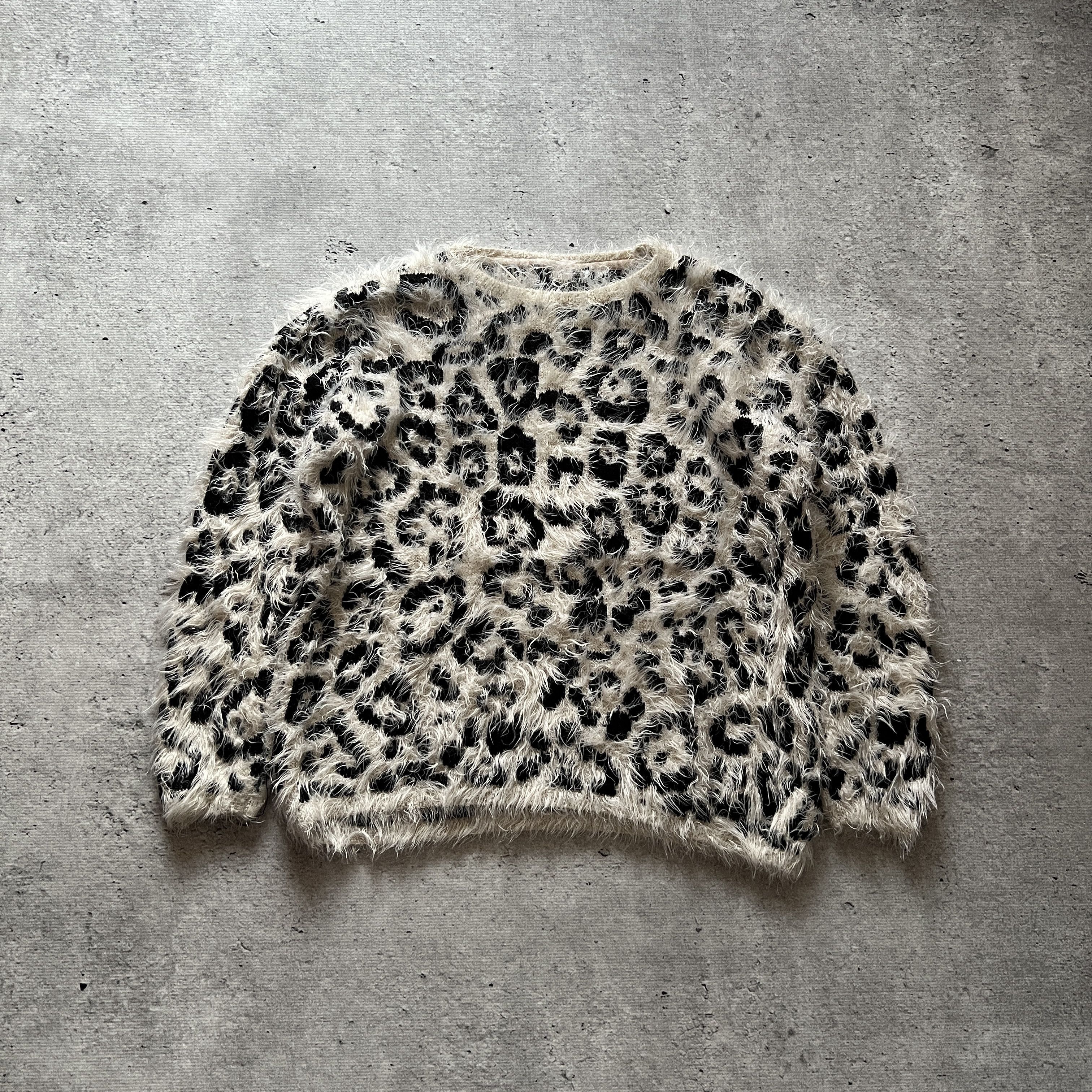 Vintage Japanese Mohair Style Fuzzy Sweater