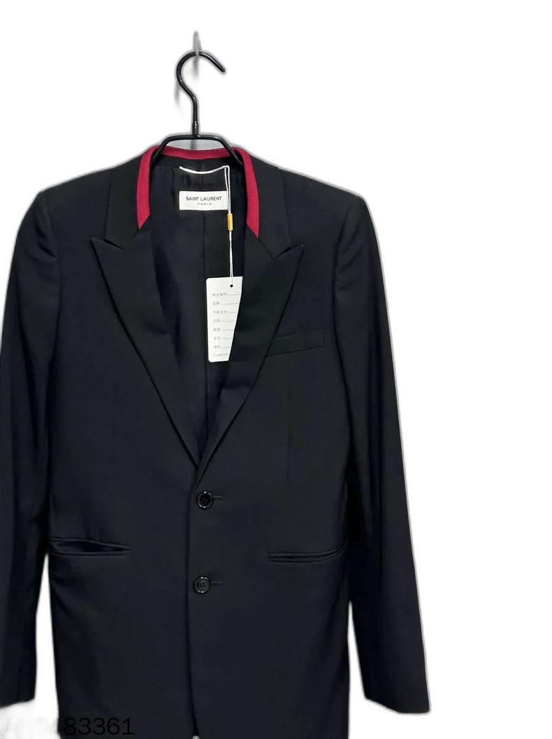 Saint Laurent Paris Saint Laurent Black Suit Set for Men Size US S / EU 44-46 / 1 - 1 Thumbnail