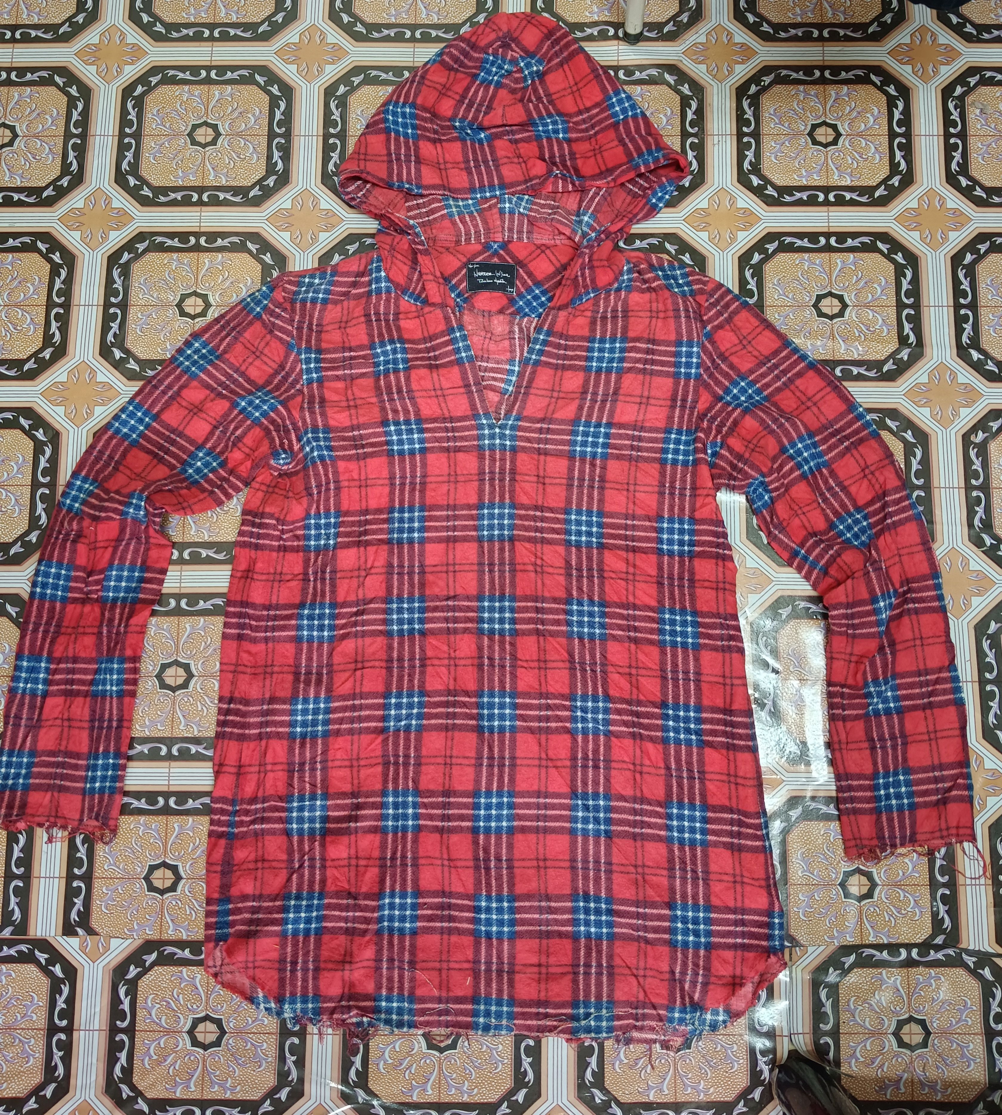 Number (N)ine FW06 Plaid Tartan Flannel Pullover Size US M / EU 48-50 / 2 - 9 Thumbnail