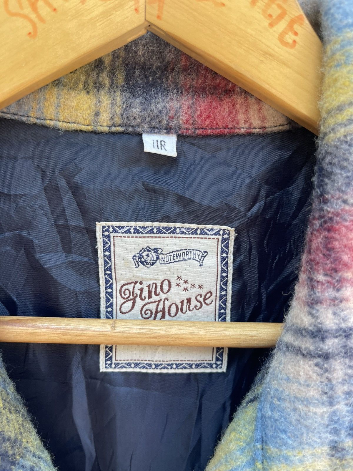 Japanese Brand JINO HOUSE “NOTEWORTHY” Vintage Plaid Jacket – Belted Back Size US M / EU 48-50 / 2 - 3 Thumbnail