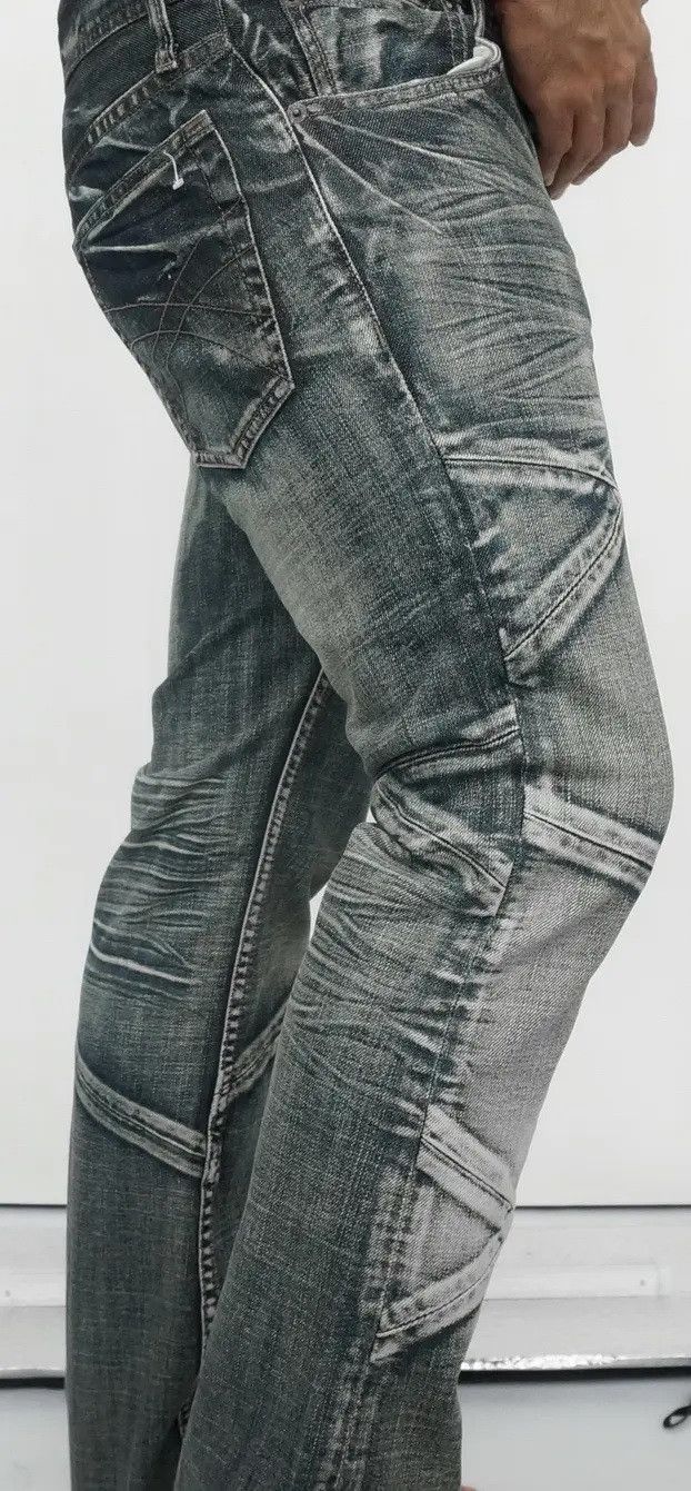 Japanese Brand Rare Vintage EDGE RUPERT Patchwork Lowrise Jeans Size US 31 - 4 Thumbnail