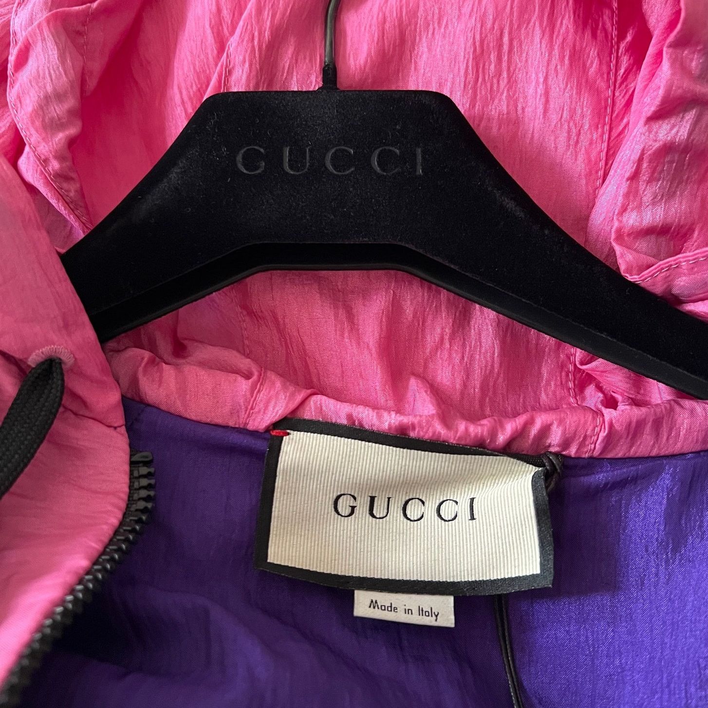 Gucci GUCCI Embellished Printed Hood Bomber Jacket w/ Tags, Medium Size M / US 6-8 / IT 42-44 - 6 Thumbnail
