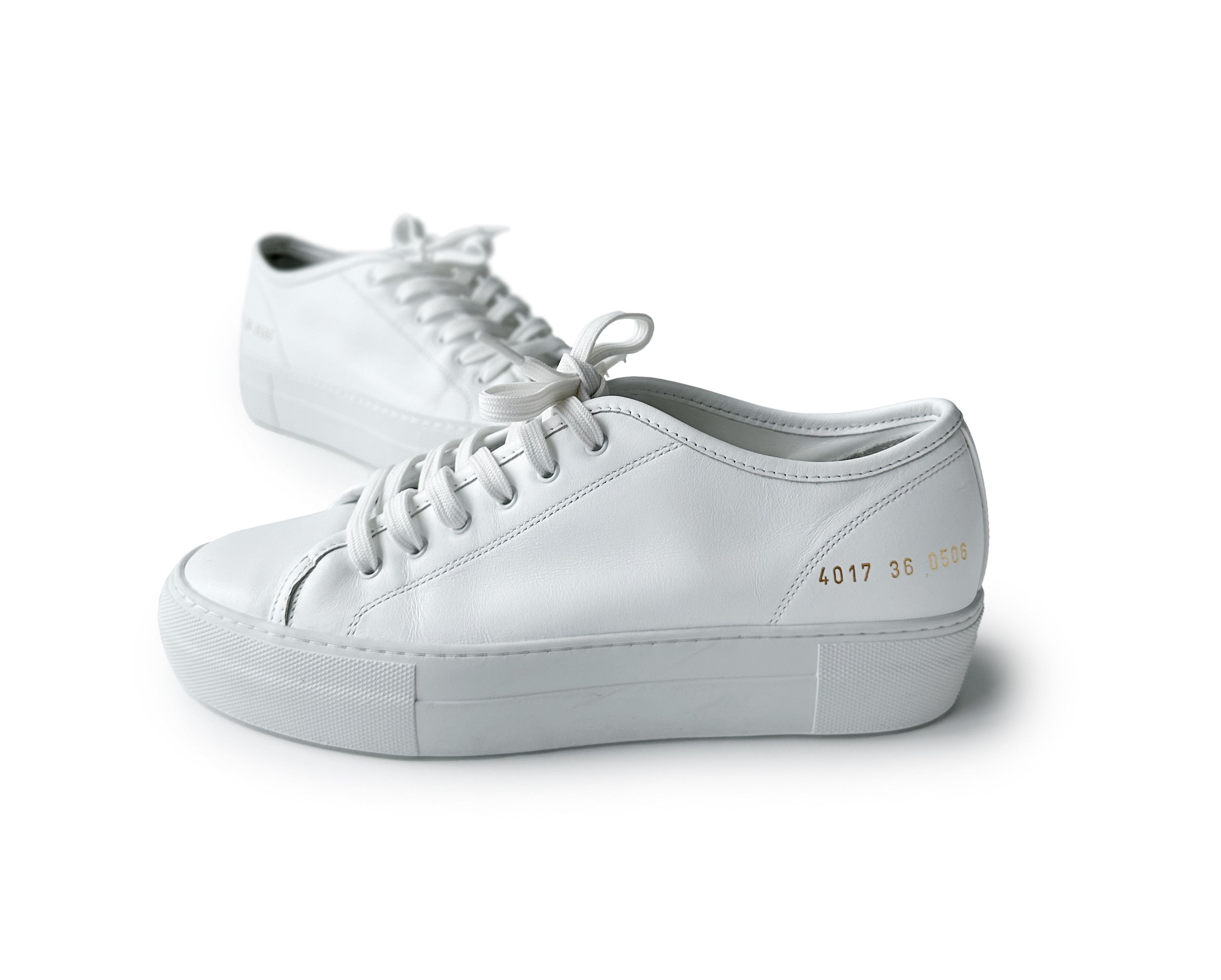 Common Projects Common Projects white Achilles leather sneakers Size US 6 / IT 36 - 6 Thumbnail