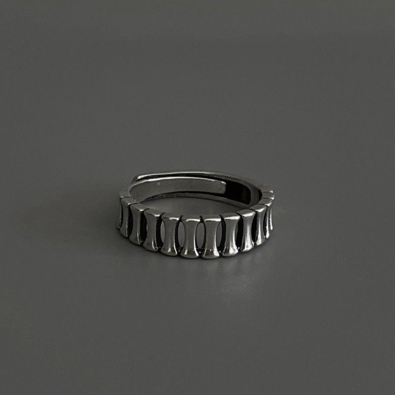 Jewelry Vintage Jewelry Rings Open Size Chrome Ring (Size 7-13) Size ONE SIZE - 1 Thumbnail