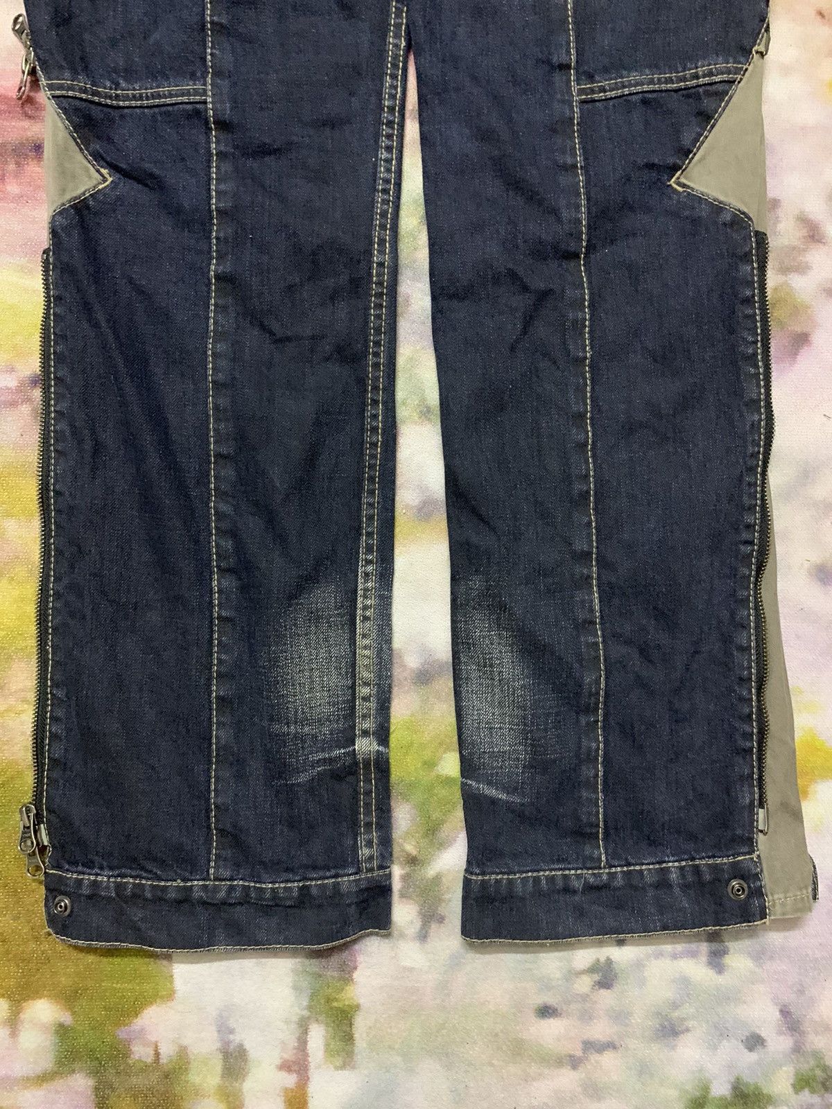 PPFM PPFM Hybrid Denim Bondage Punk Size US 33 - 10 Thumbnail