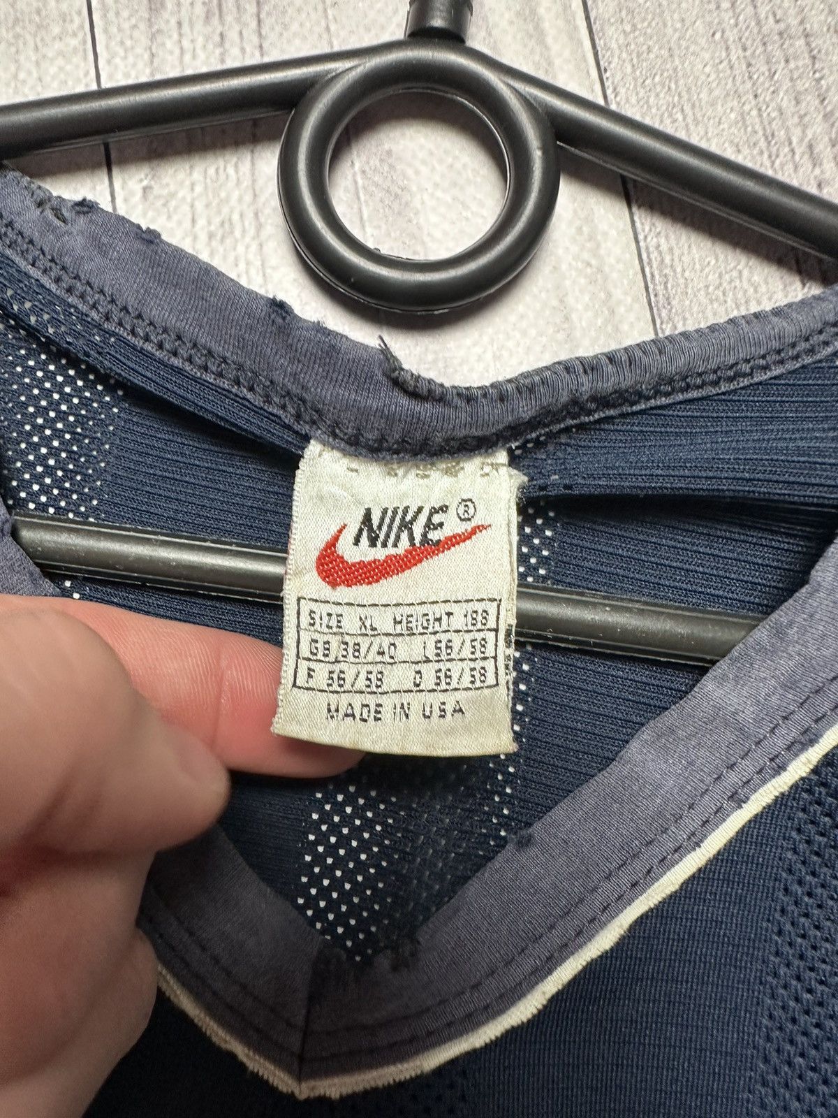 Nike × Vintage Vintage Nike tee rare transparent size XL Size US XL / EU 56 / 4 - 5 Thumbnail