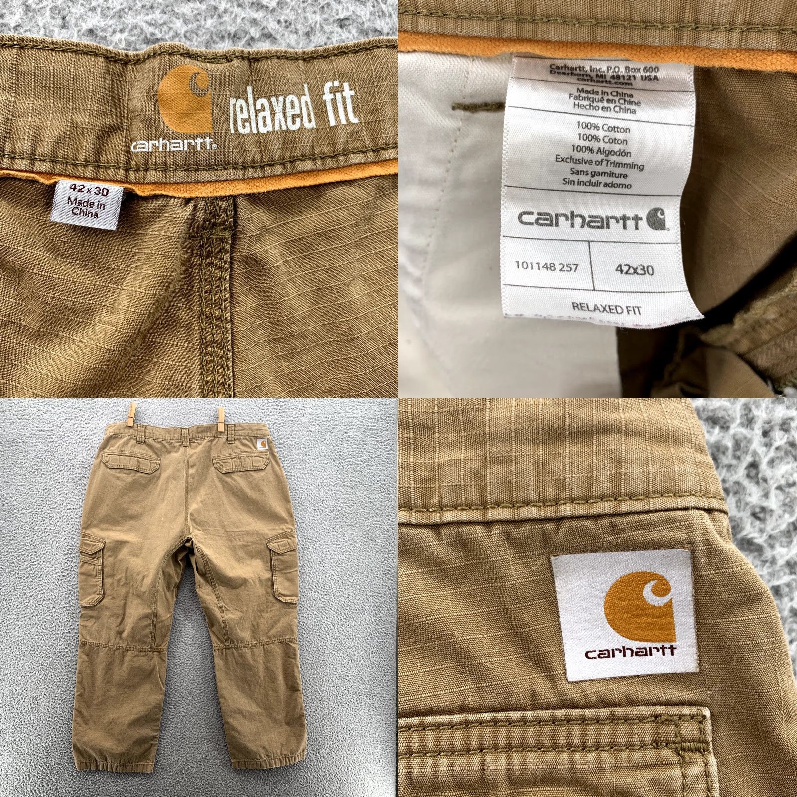 Carhartt VINTAGE Carhartt Force Cargo Pant Men 39x29 Ripstop Workwear Baggy Y2K Streetwear Relax Size US 39 - 8 Thumbnail