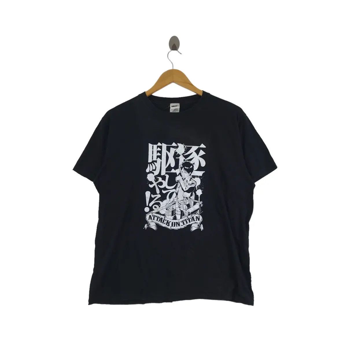 Anime Vtg ATTACK ON TITAN Hajime Isayama Anime Manga Tee Shirt Size US M / EU 48-50 / 2 - 1 Thumbnail