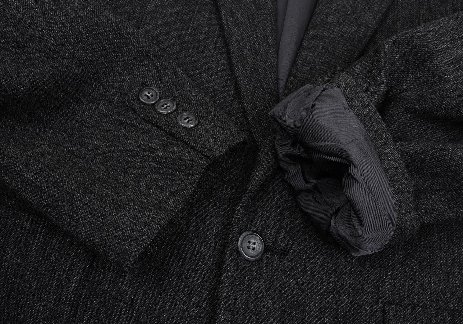 Issey Miyake Wool Set Up in Gray Size M Size US M / EU 48-50 / 2 - 7 Thumbnail