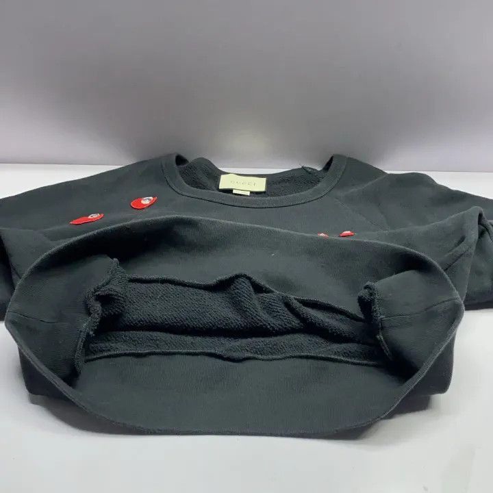 Gucci Gucci Gucci Black Printed Cotton Sweatshirt Unisex -2506 Size US M / EU 48-50 / 2 - 4 Thumbnail
