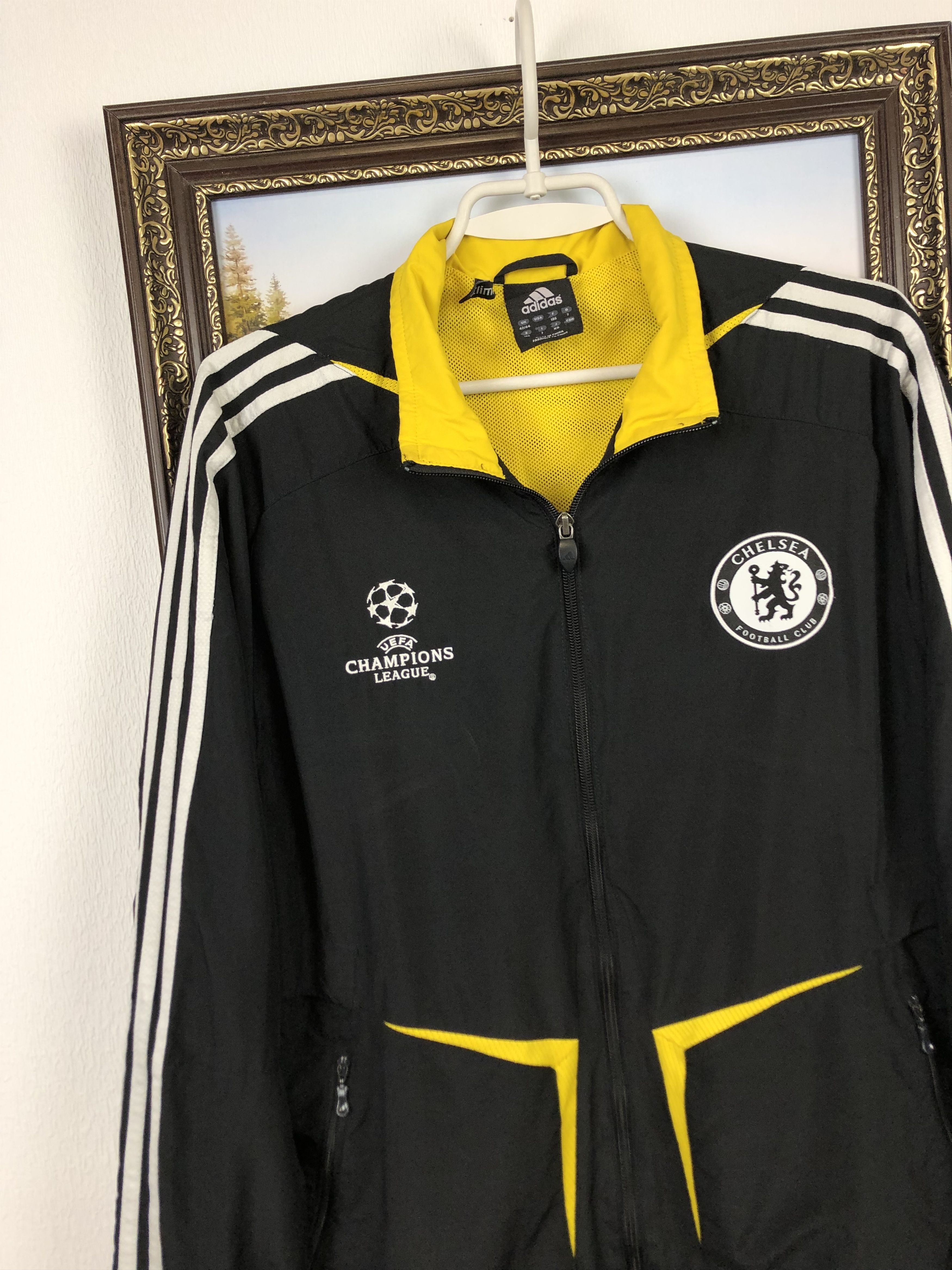Adidas Vintage Adidas Chelsea Football Jacket Soccer Track Top Rare Size US L / EU 52-54 / 3 - 3 Thumbnail