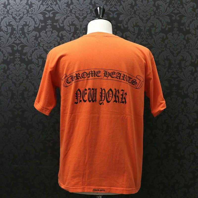 Chrome Hearts Chrome Hearts New York Script Logo T-Shirt Size US M / EU 48-50 / 2 - 1 Thumbnail