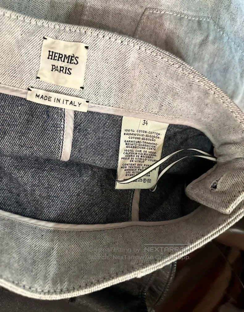 Hermes Hermes Skirt, light gray Size 42" / US 20 - 8 Thumbnail