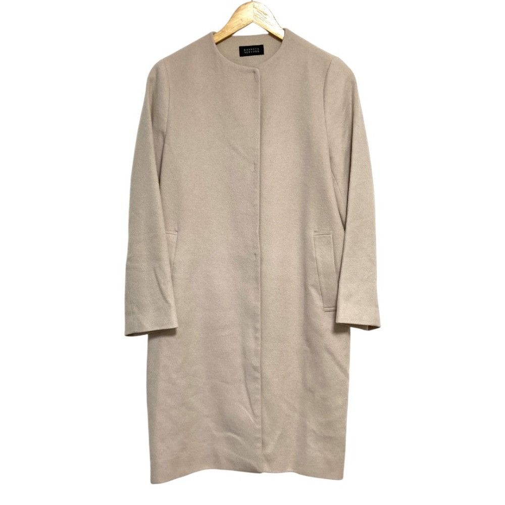 Other Other Barneys New York 100% Cashmere No Collar Long Coat Textile Outerwear DUTY FREE for USA Size ONE SIZE - 1 Thumbnail