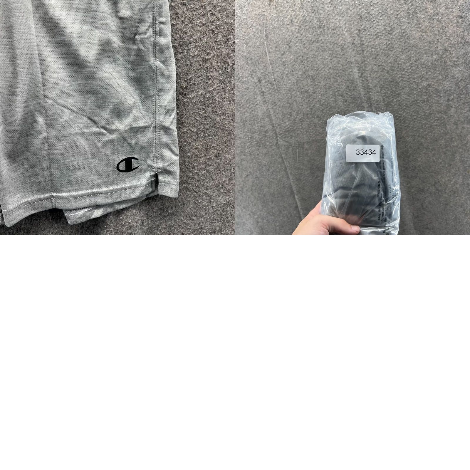 Champion Champion Shorts Mens Small Gray Athletic Activewear Lightweight Basketball Vtg Short Athletic Mens Small Gray Size US 29 - 9 Thumbnail