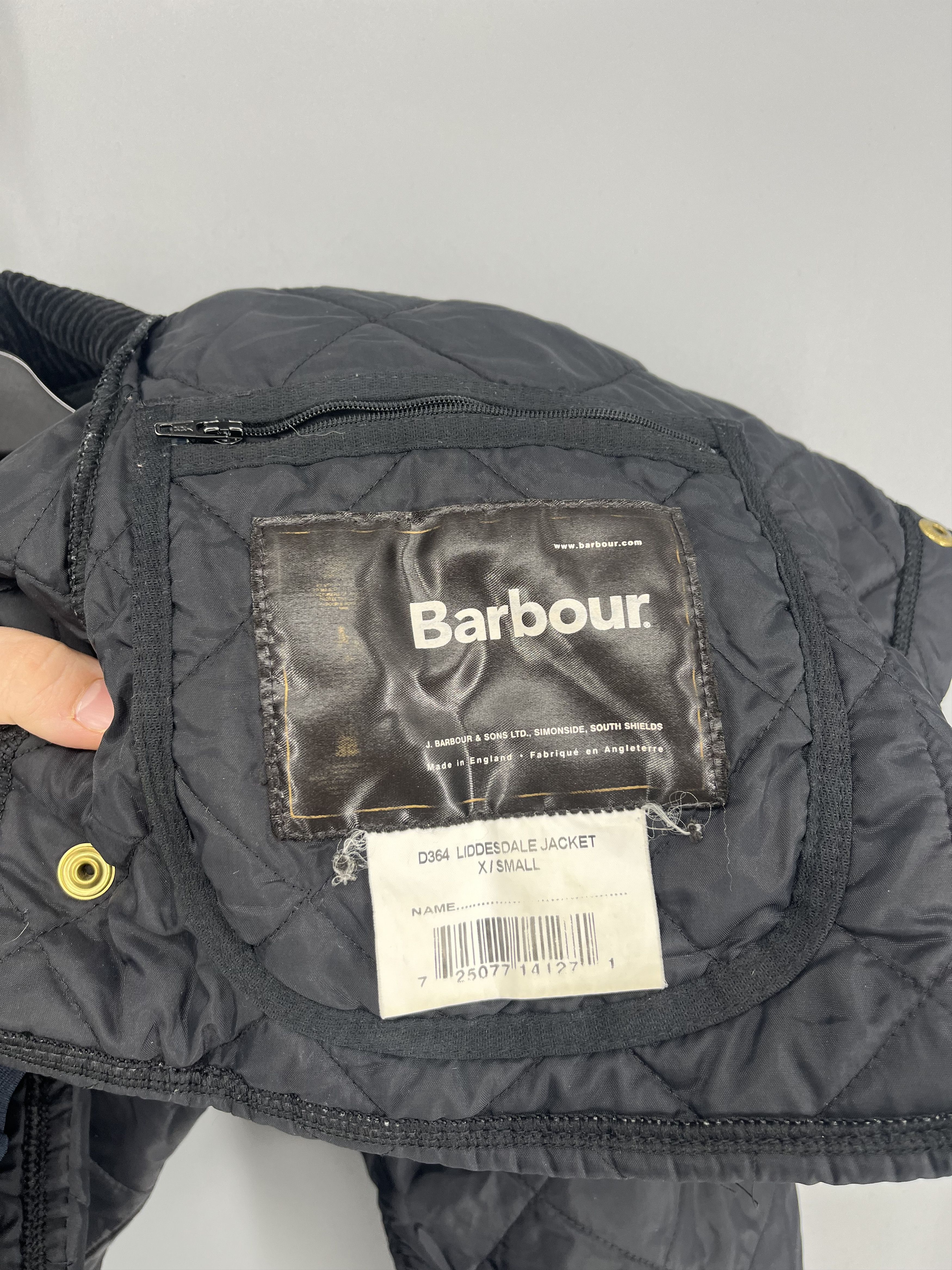 Barbour Men's Barbour Liddesdale Quilted Jacket Casual Black Size US XS / EU 42 / 0 - 7 Thumbnail