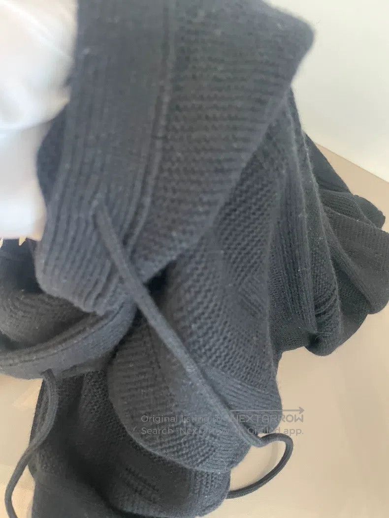 Hermes Hermes Black Wool Knit Hooded Sweatshirt Size XXS / US 00 / IT 34 - 4 Thumbnail