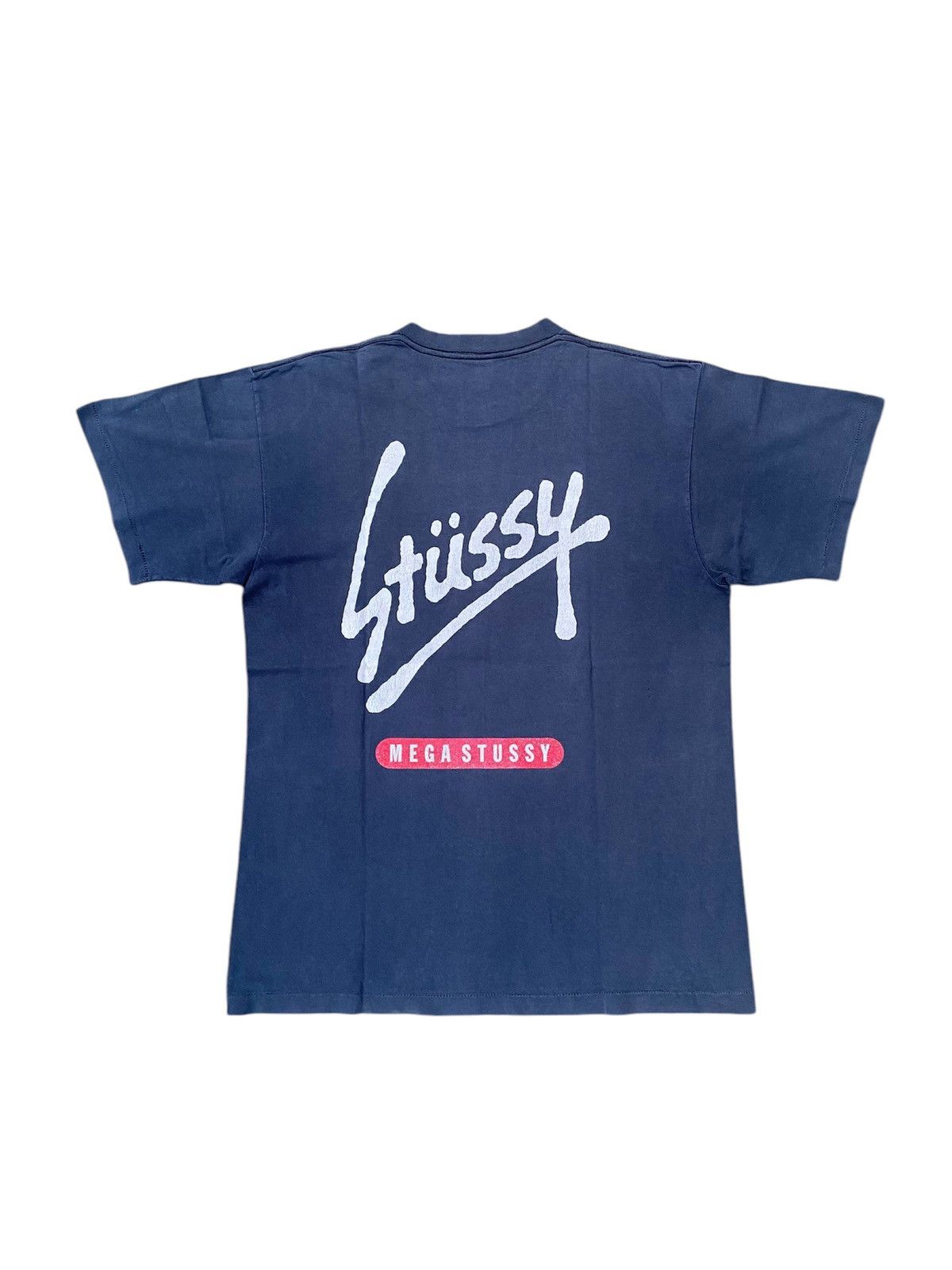 Stussy × Vintage 2000s Vintage Mega Stussy Tee Size US L / EU 52-54 / 3 - 3 Thumbnail