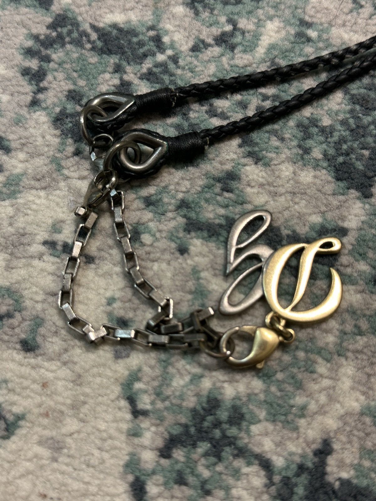 Dolce & Gabbana Vintage Dolce & Gabbana D&G 2 Way Leather Logo Necklace Size ONE SIZE - 19 Thumbnail