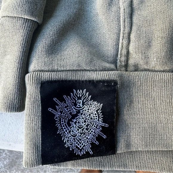 Affliction × Designer NEW AFFLICTION BLACK LABEL FULL ZIP HEAVY WEIGHT HOODIE SZ L Size US L / EU 52-54 / 3 - 9 Thumbnail