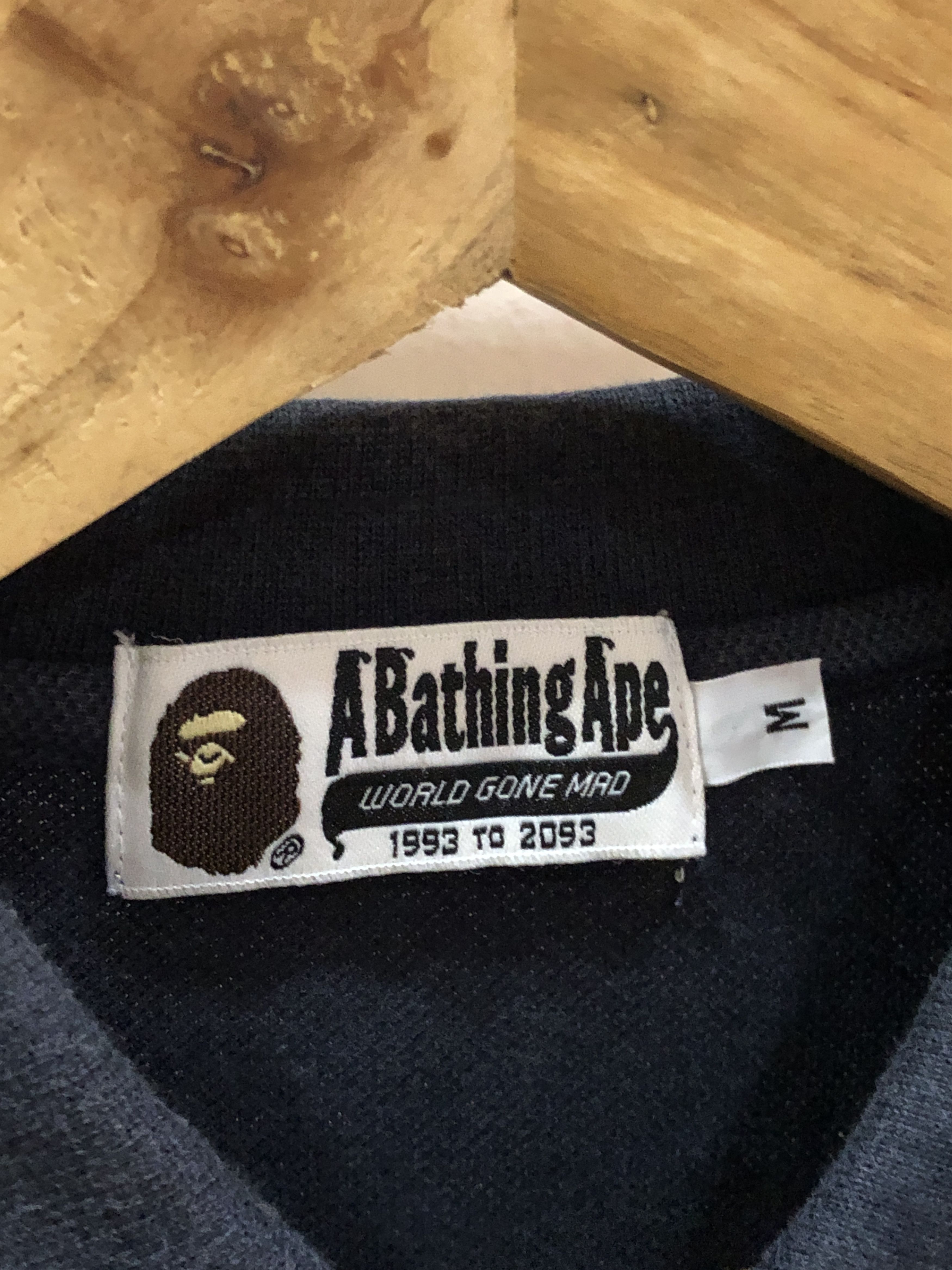 Bape A Bathing Ape (BAPE) College Logo Graphic Print Polo shirt Size US L / EU 52-54 / 3 - 3 Thumbnail