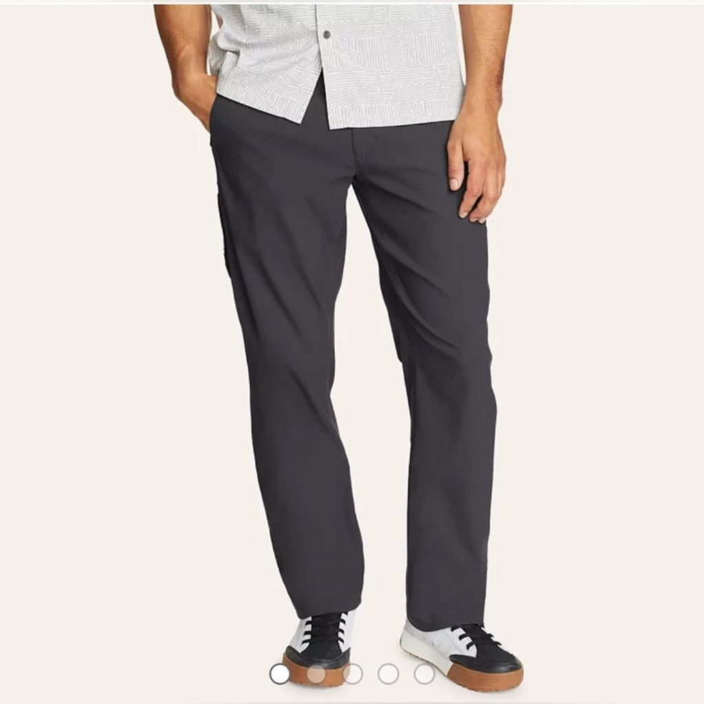 Eddie Bauer Eddie Bauer relaxed straight reg Chino Gray Pants sz 38 NWT Size US 38 / EU 54 - 1 Thumbnail