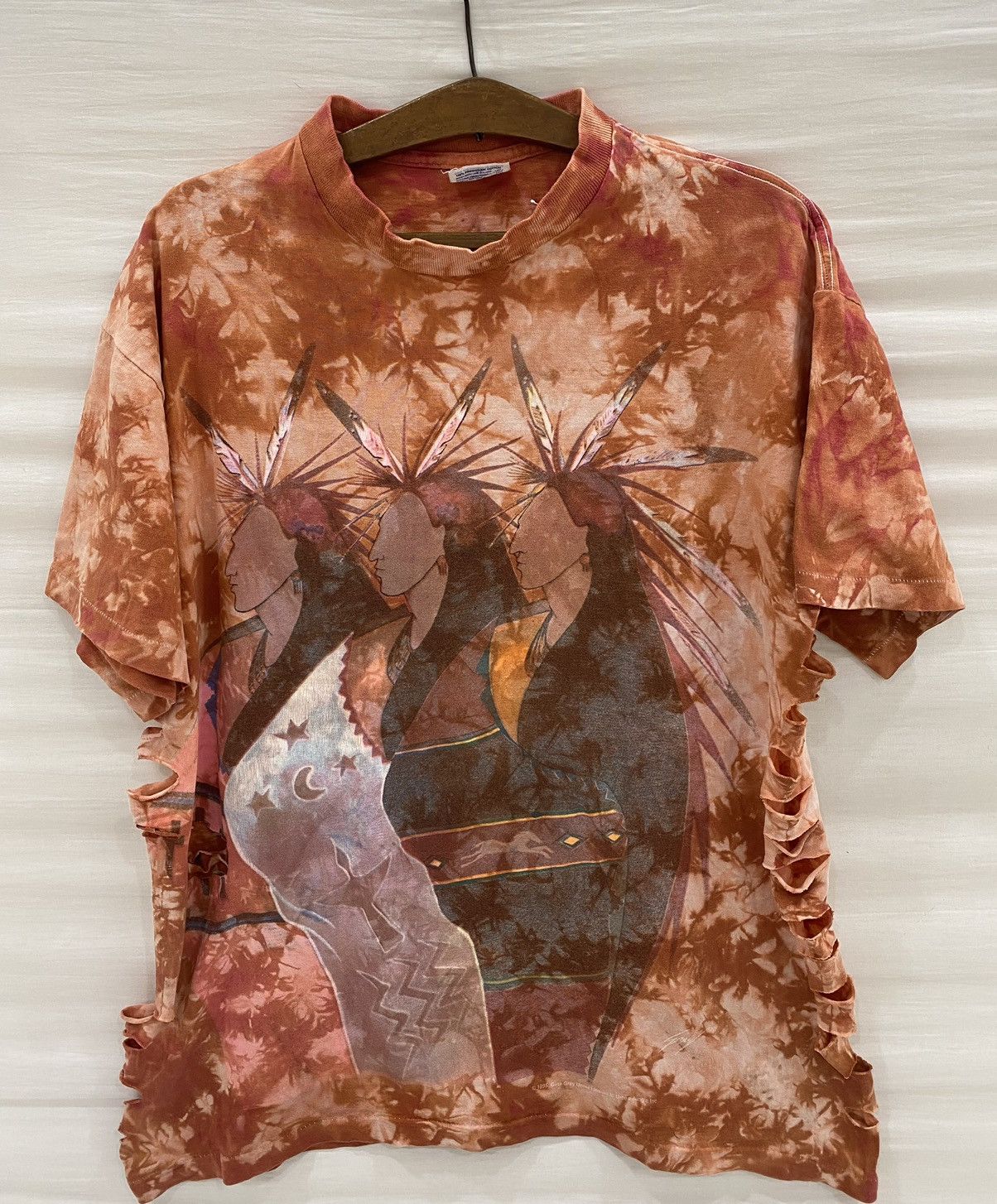 Vintage 1995 GINA GREY ART TSHIRT Size US L / EU 52-54 / 3 - 1 Thumbnail