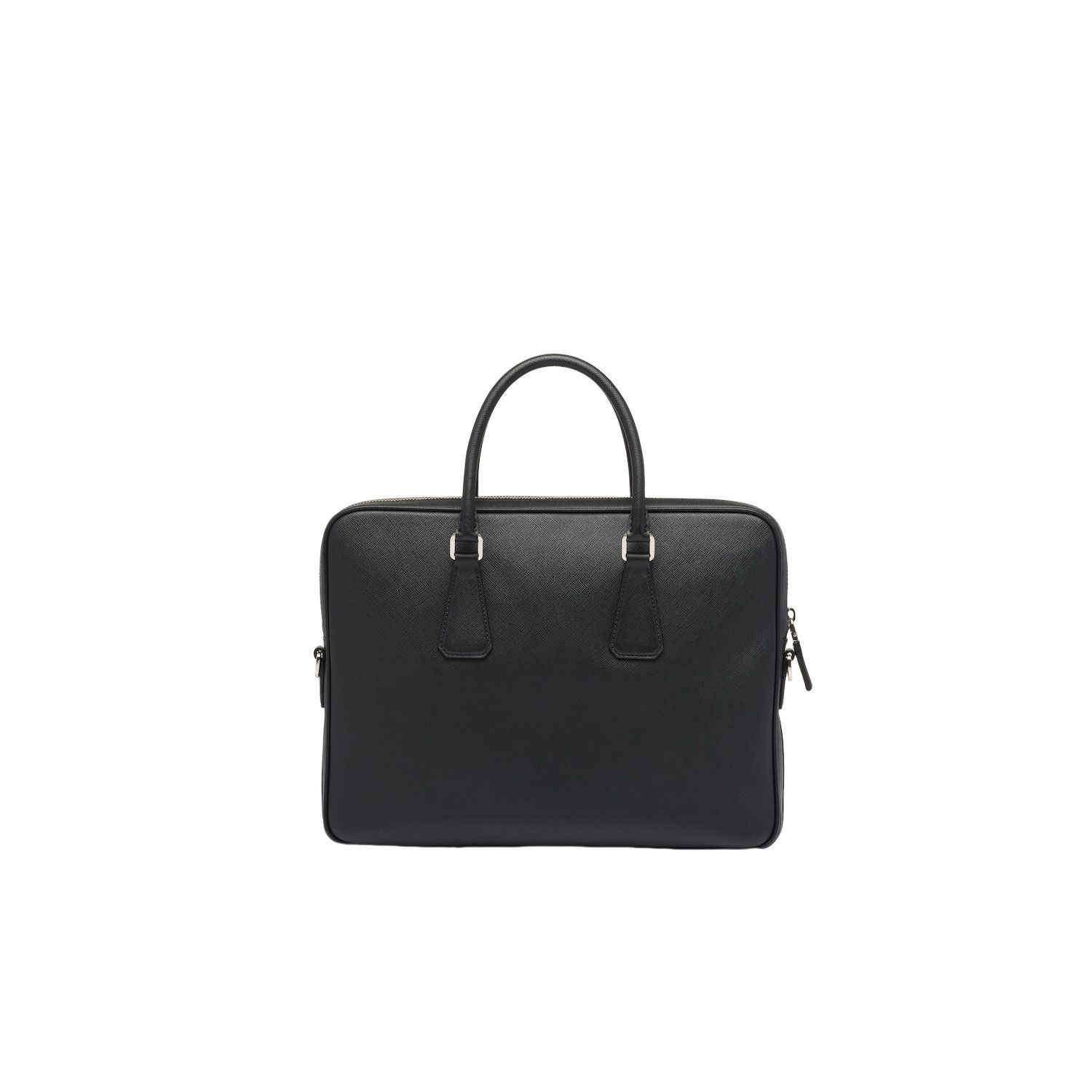 Prada PRADA $4400 Black Saffiano Leather Work Bag New And Authenti Size ONE SIZE - 3 Thumbnail
