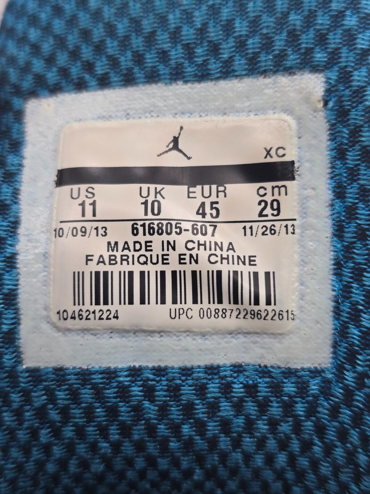 Nike Nike Air Jordan CP3 VII Gym Red Powder Blue Sz 11 616805-607 Size US 11 / EU 44 - 8 Thumbnail