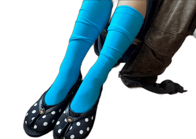 choke.uk tabi polka dot flats