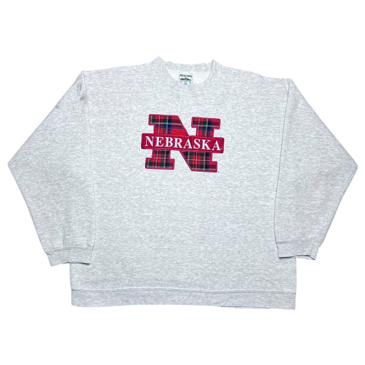 NCAA Vintage 90s NCAA Nebraska Cornhuskers Embroidered Sweatshirt Size US L / EU 52-54 / 3 - 1 Thumbnail
