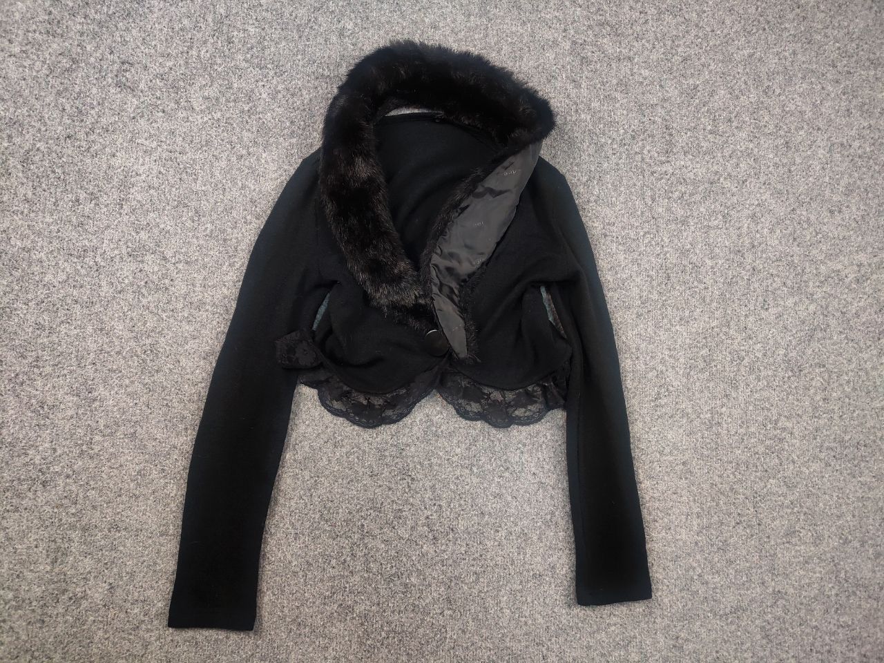 Japanese Brand Vintage S Deer Y2K Hysteric LGB If Six Was Nine Fur Crop Top Size S / US 4 / IT 40 - 2 Thumbnail