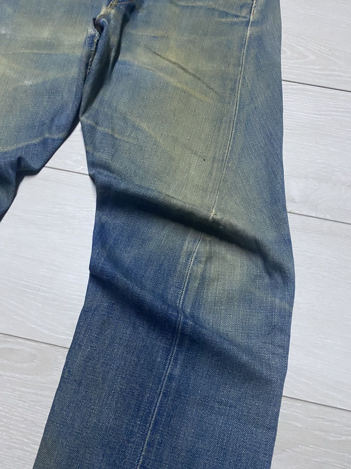Levi's Vintage Levis Engineered Mud Wash Distressed Twist Leg Jeans Size US 31 - 6 Thumbnail