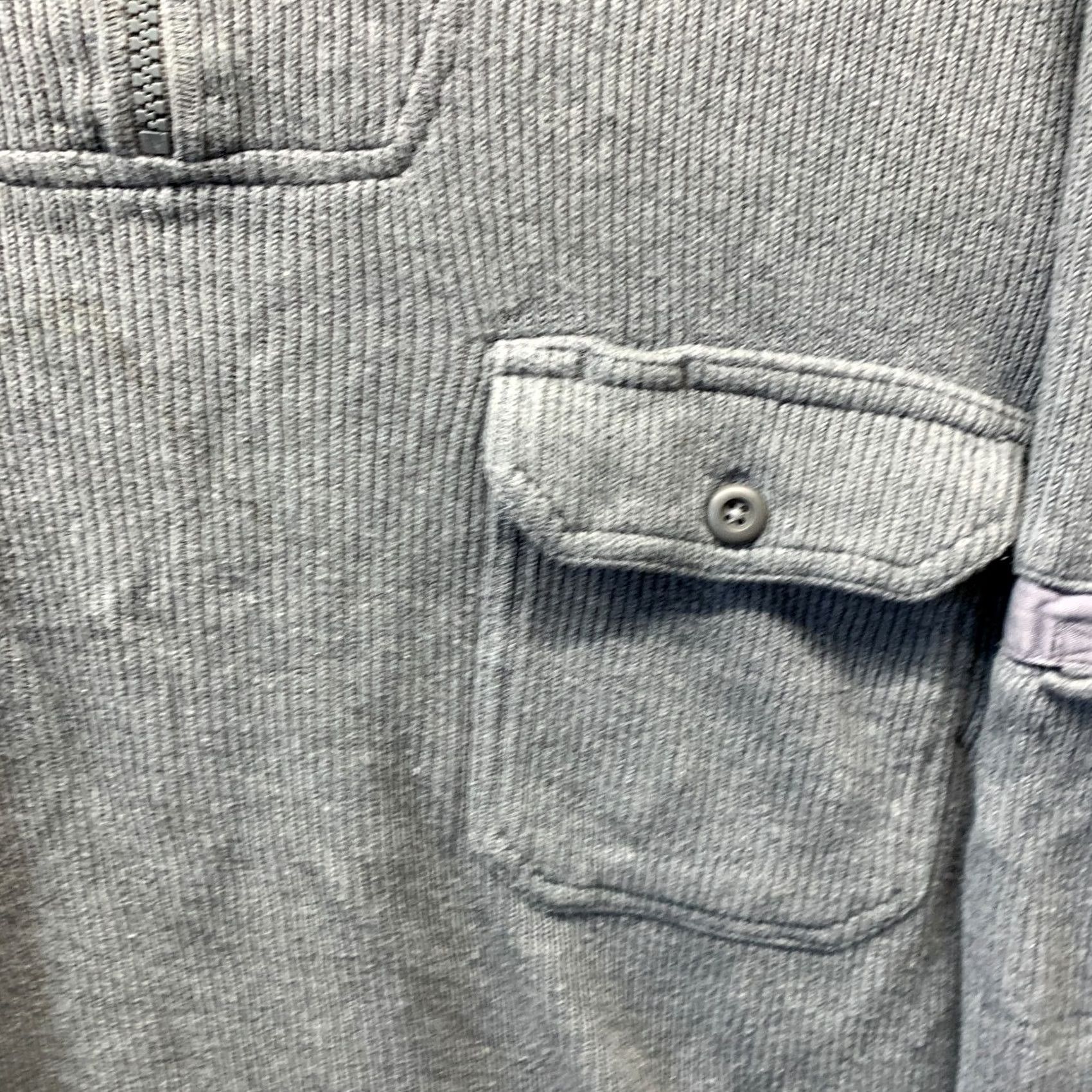 Eddie Bauer VINTAGE Eddie Bauer Sweater Mens Adult Large Gray Cotton Knit Pullover 90s Crew Neck 1/4 Zip Heavyweight Knit Size US L / EU 52-54 / 3 - 4 Thumbnail