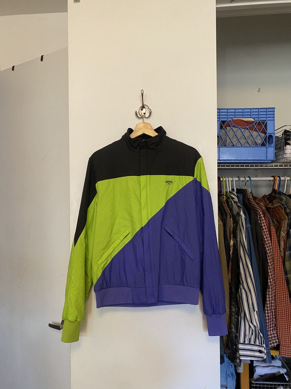 image of Noah Merino Wool Cycling Jacket in Black, Men's (Size Small)