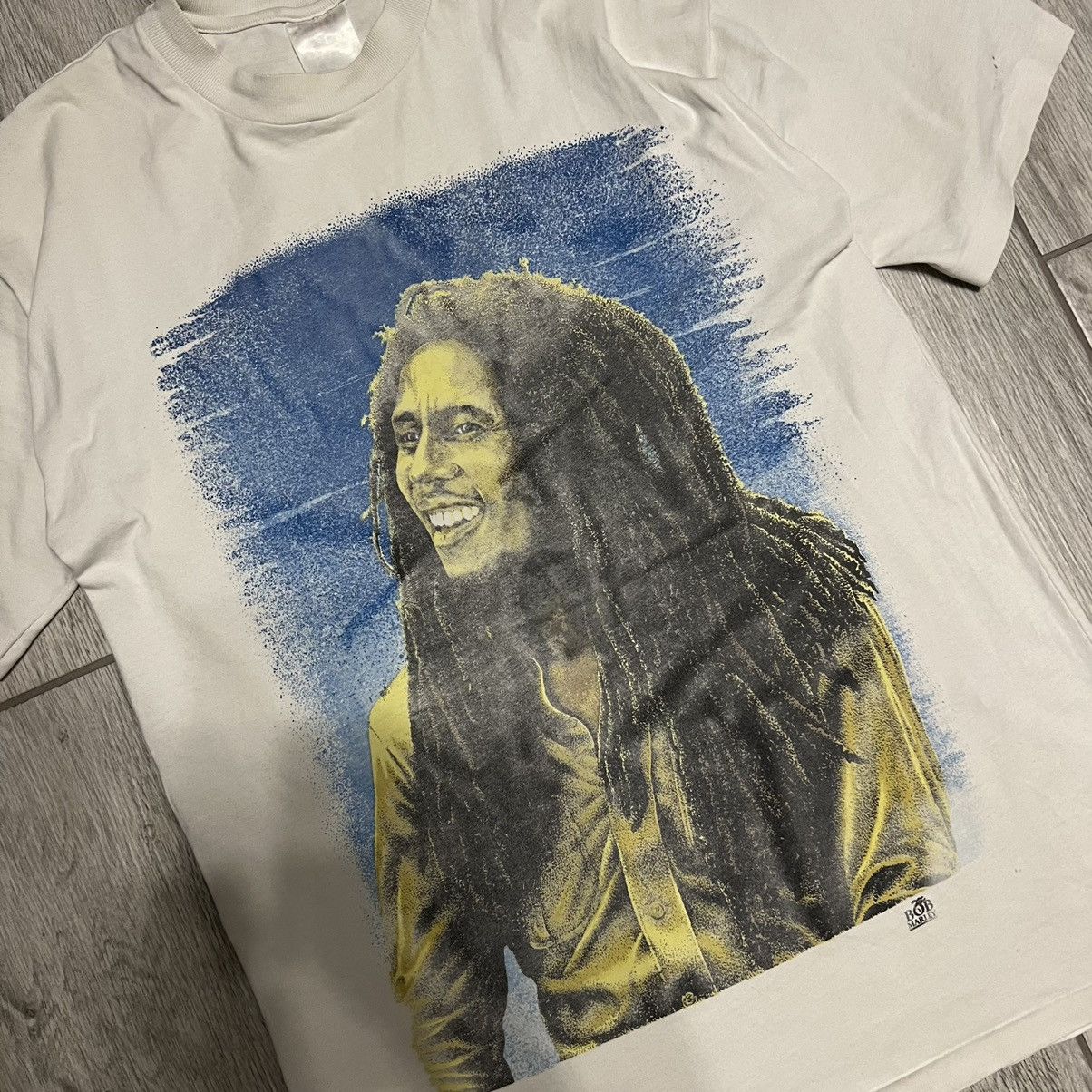 Bob Marley × Japanese Brand × Vintage Shirt very rare Old Vintage Bob Marley Jamaica 90s T-shirt Size US L / EU 52-54 / 3 - 5 Thumbnail