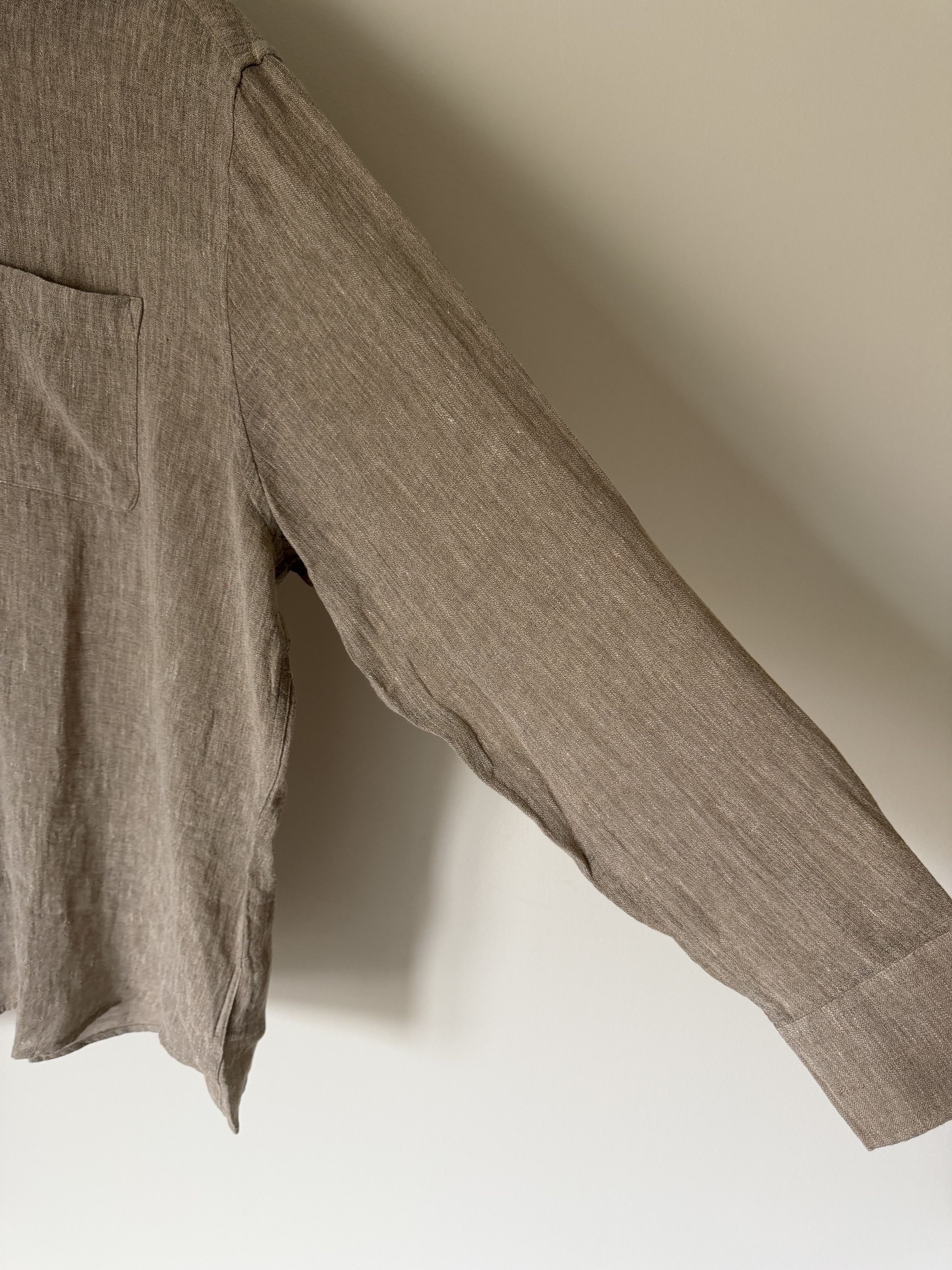 Our Legacy Our Legacy Above Shirt in Pollen Dust Sparse Crepe Weave Size US XL / EU 56 / 4 - 4 Thumbnail